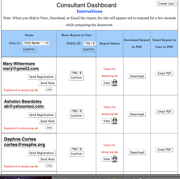 Dashboard